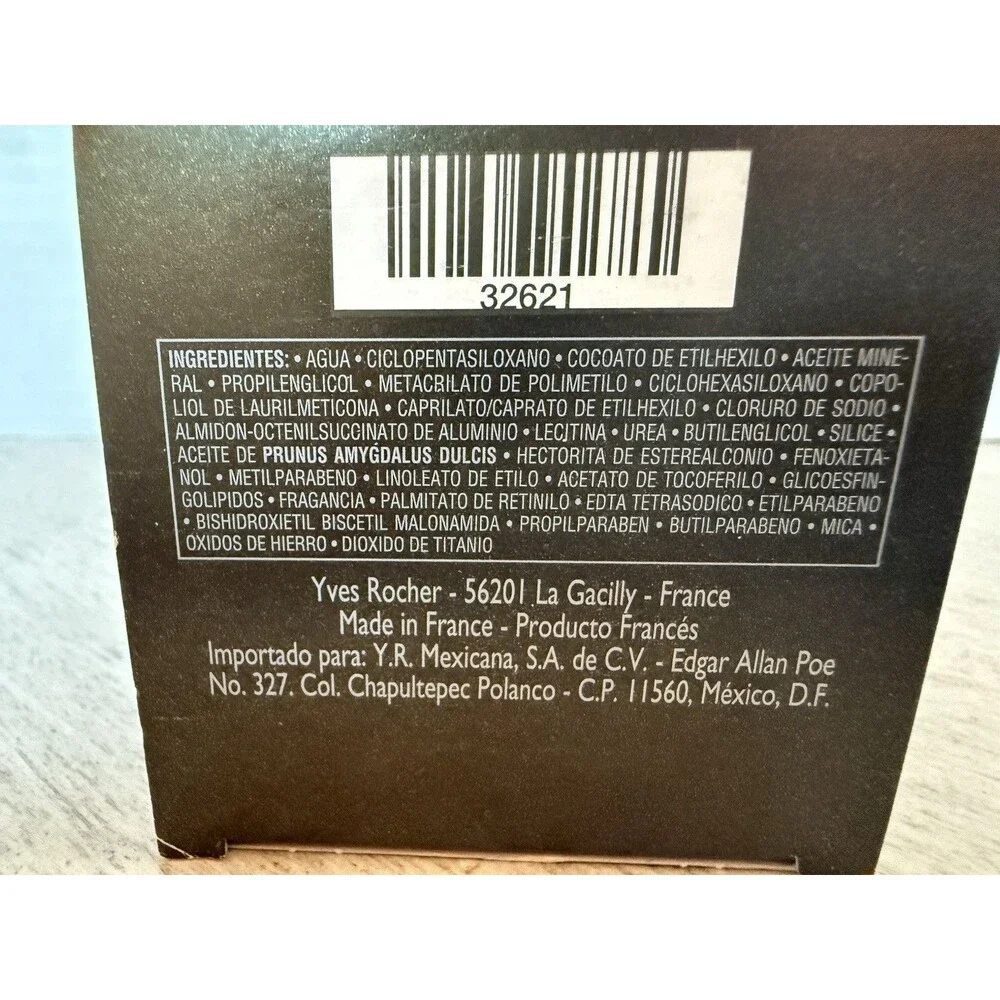 Yves Rocher Couleurs Illuminating Cream Metallic Gold Finish 01 Opalys 1.35oz